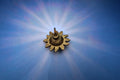 Sun Face Gold Lapel Pin