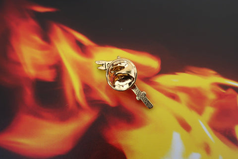 Torch Gold Lapel Pin
