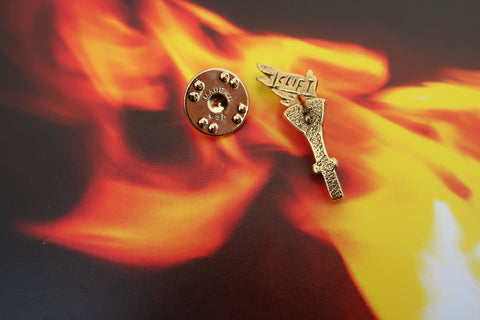 Torch Gold Lapel Pin