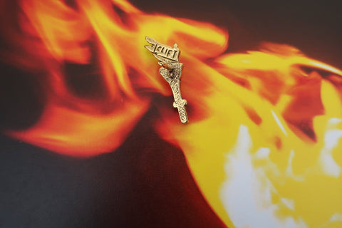Torch Gold Lapel Pin