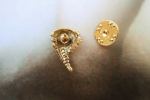 Tornado Gold Lapel Pin
