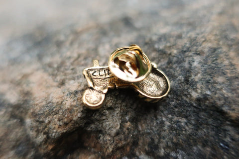 Tractor Gold Lapel Pin