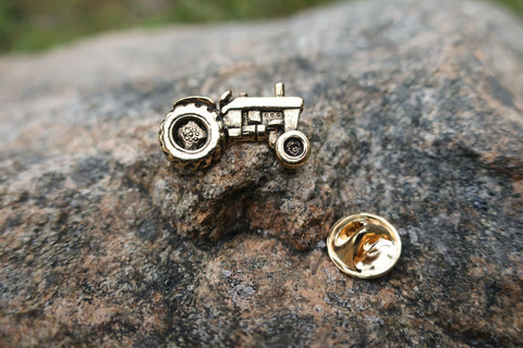 Tractor Gold Lapel Pin
