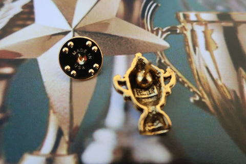 Trophy Gold Lapel Pin
