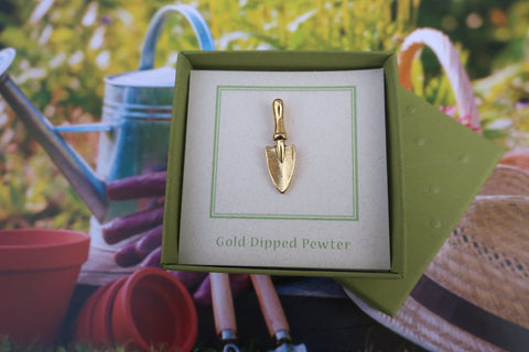Trowel Gold Lapel Pin