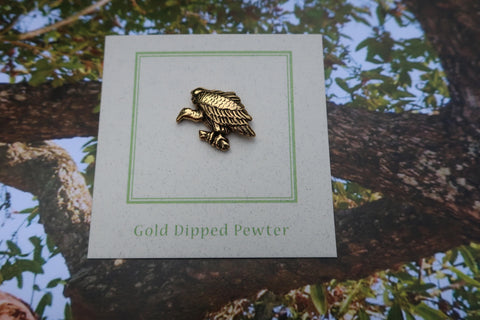 Vulture Gold Lapel Pin