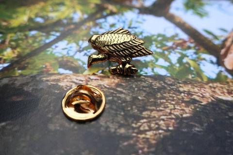 Vulture Gold Lapel Pin