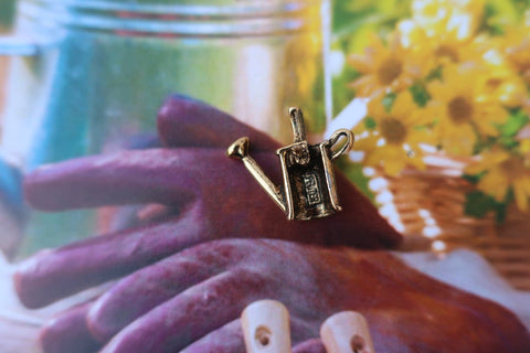 Watering Can Gold Lapel Pin