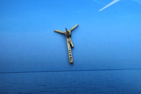 Wind Energy Gold Lapel Pin