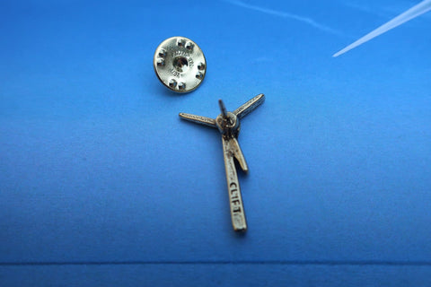Wind Energy Gold Lapel Pin