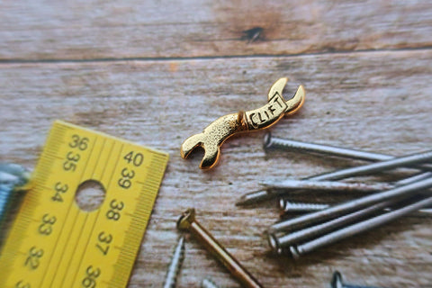 Wrench Gold Lapel Pin