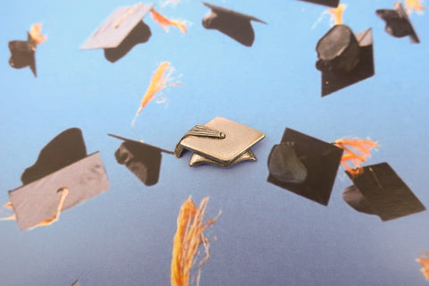 Graduation Cap Lapel Pin