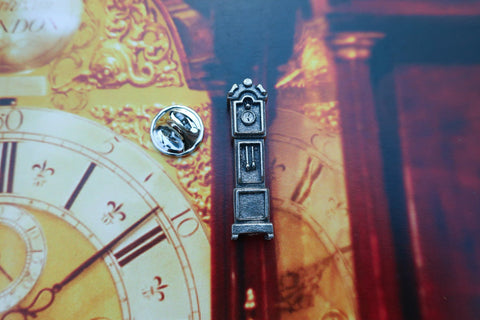 Grandfather Clock Lapel Pin