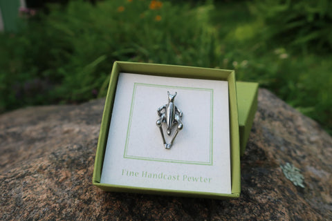 Grasshopper Lapel Pin