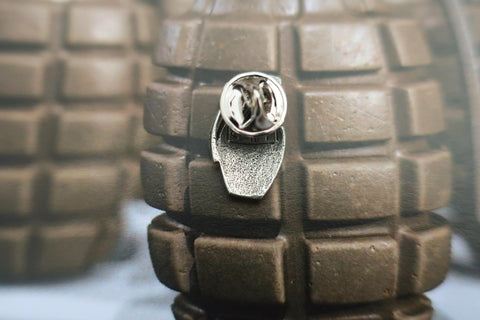 Grenade Lapel Pin