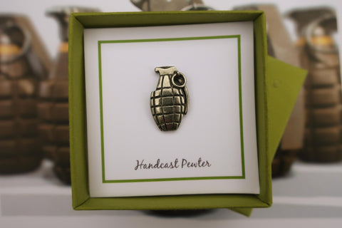 Grenade Lapel Pin