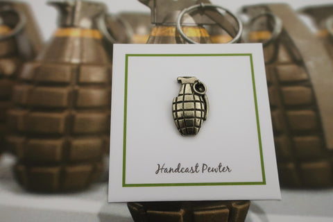 Grenade Lapel Pin