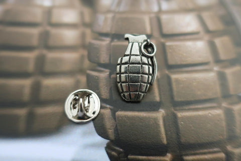 Grenade Lapel Pin