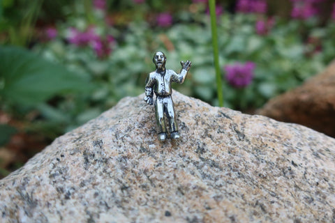 Guy Waving Lapel Pin