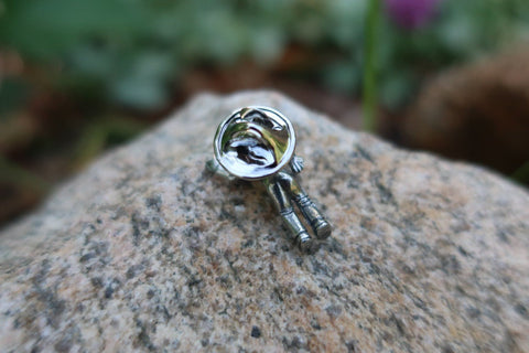 Guy Waving Lapel Pin