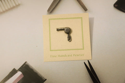Hair Dryer Lapel Pin