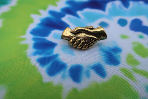 Handshake Gold Lapel Pin