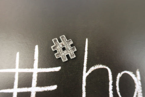 Hashtag Lapel Pin