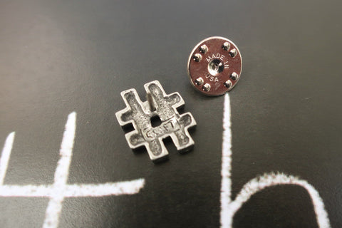 Hashtag Lapel Pin