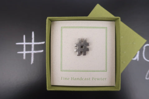 Hashtag Lapel Pin
