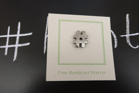 Hashtag Lapel Pin