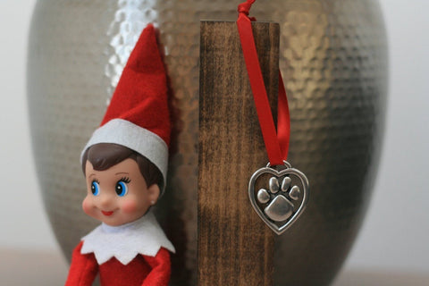 Heart Paw Ornament