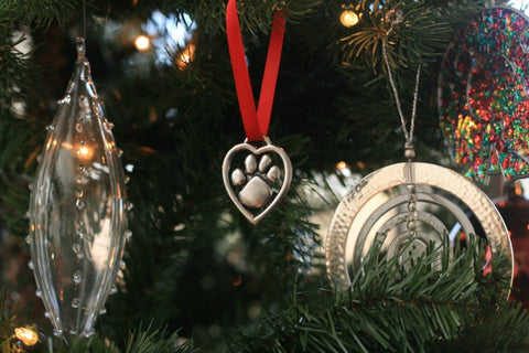 Heart Paw Ornament