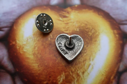 Heart of Gold Lapel Pin