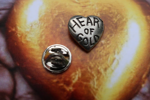 Heart of Gold Lapel Pin