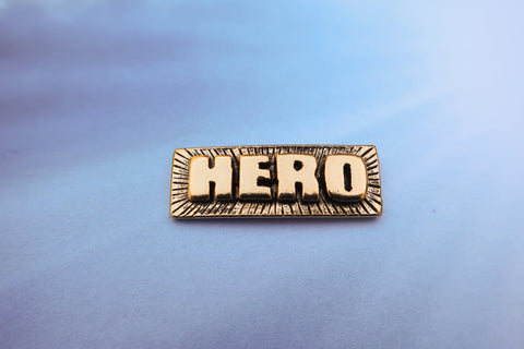 Hero Gold Lapel Pin