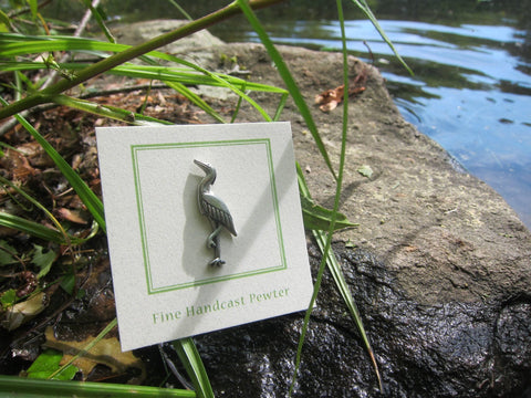 Heron Lapel Pin