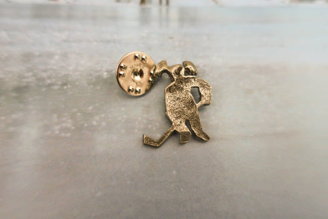 Hockey Moose Lapel Pin