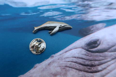 Humpback Whale Lapel Pin