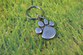 Paw Print Keyrings