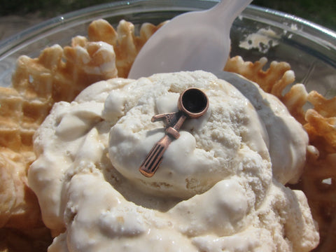 Ice Cream Scoop Copper Lapel Pin