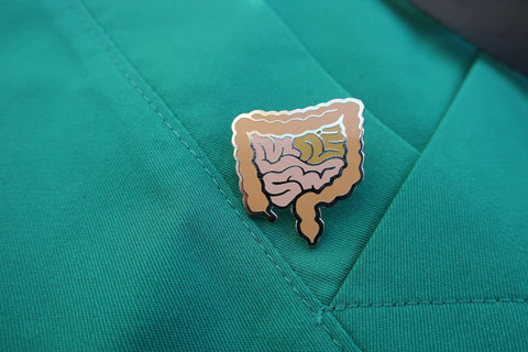 Intestines Enamel Pin