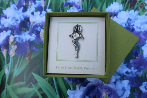 Iris Lapel Pin