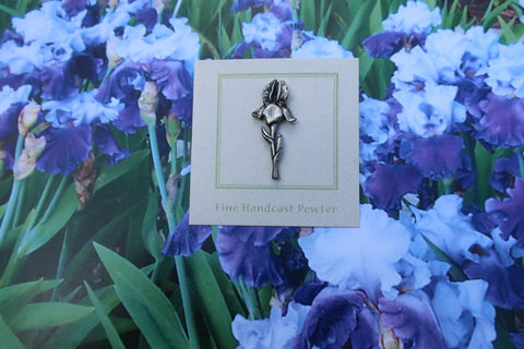 Iris Lapel Pin