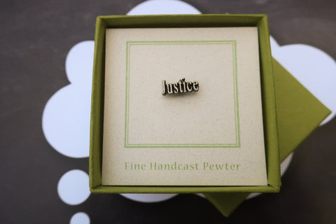 Justice Lapel Pin