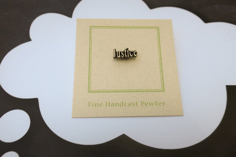 Justice Lapel Pin