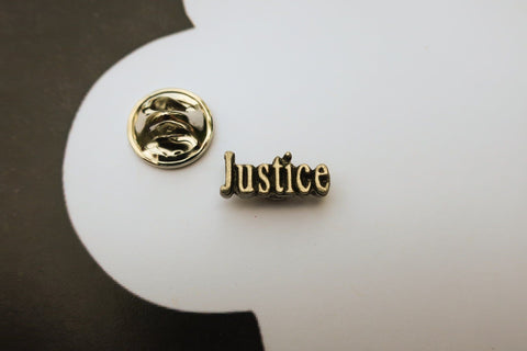 Justice Lapel Pin