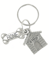 Doghouse & Bone Keyrings