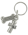 Dog Bone & Hydrant Keyrings