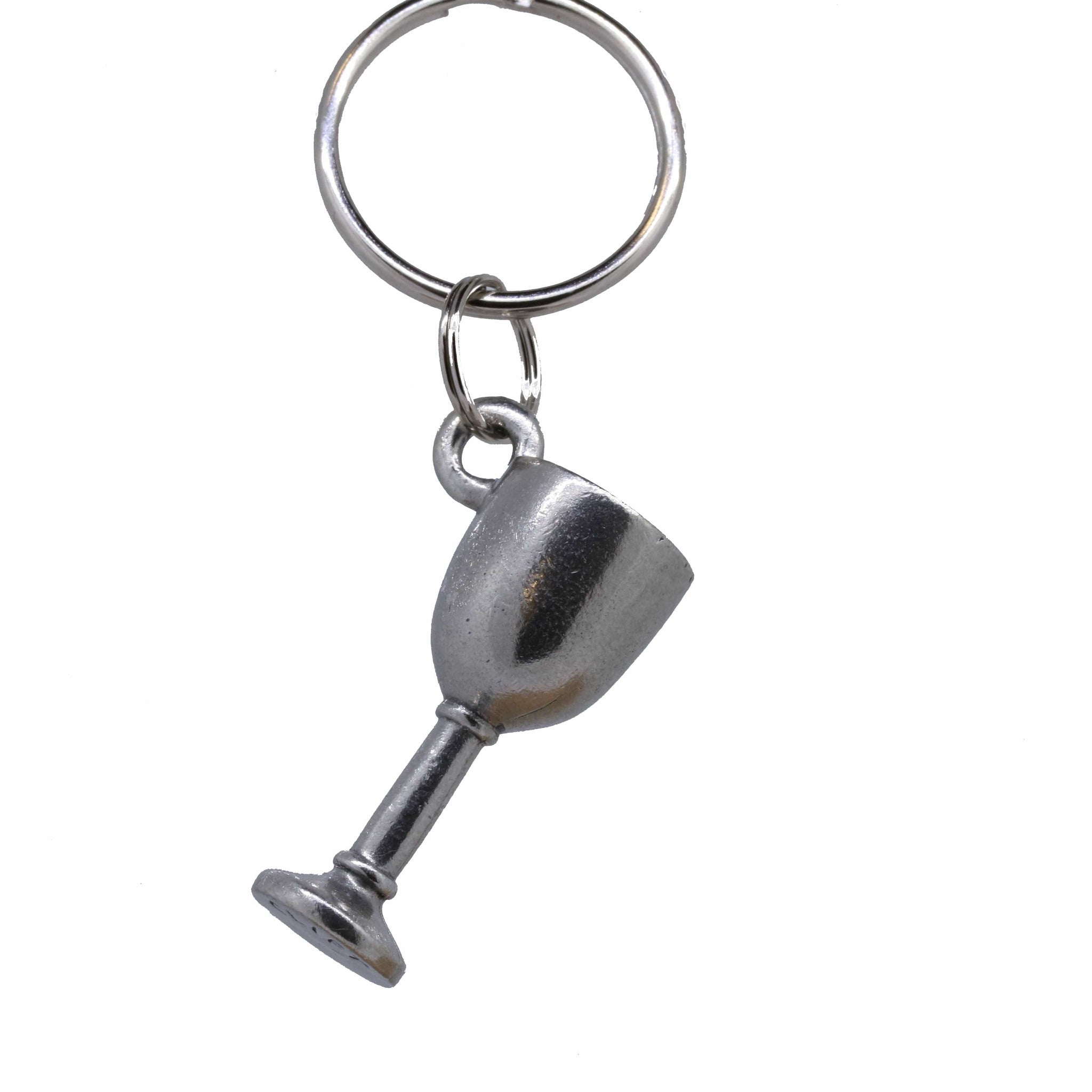 Wine Glass Keyrings
