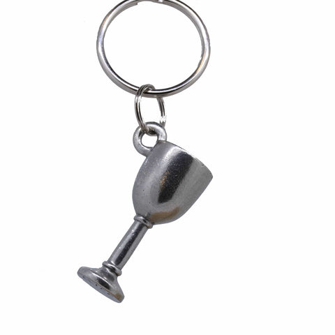 Wine Glass Keyrings